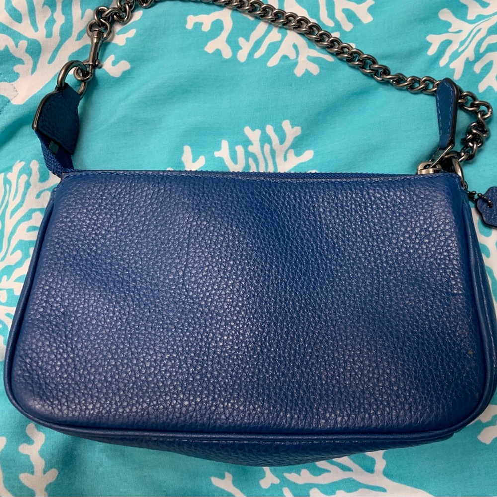 Royal blue Coach Clutch - Picture 5 of 6